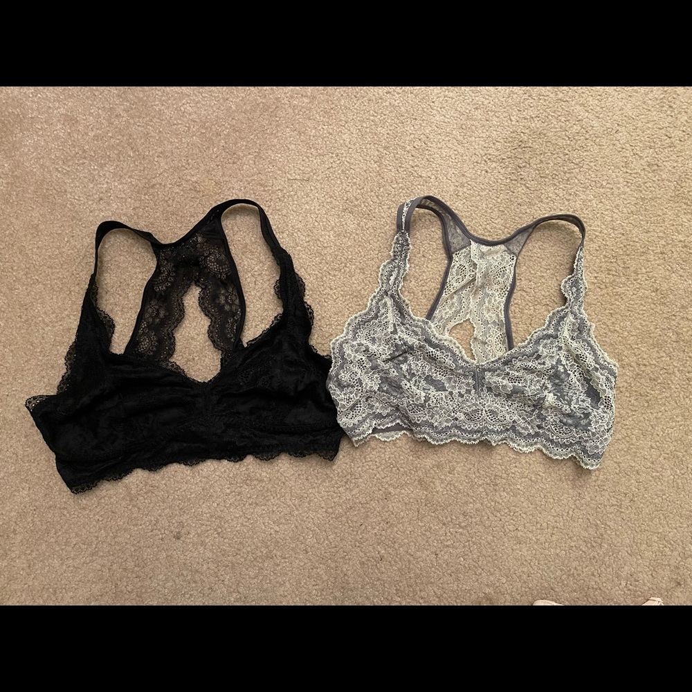 Feline Bralettes Set of 2 NWOT Size Small